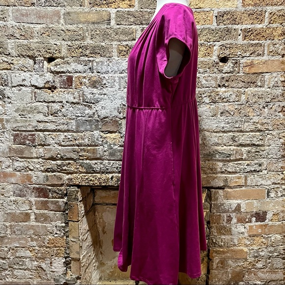 NWT! eShakti V cut T-shirt dress! - Picture 3 of 6